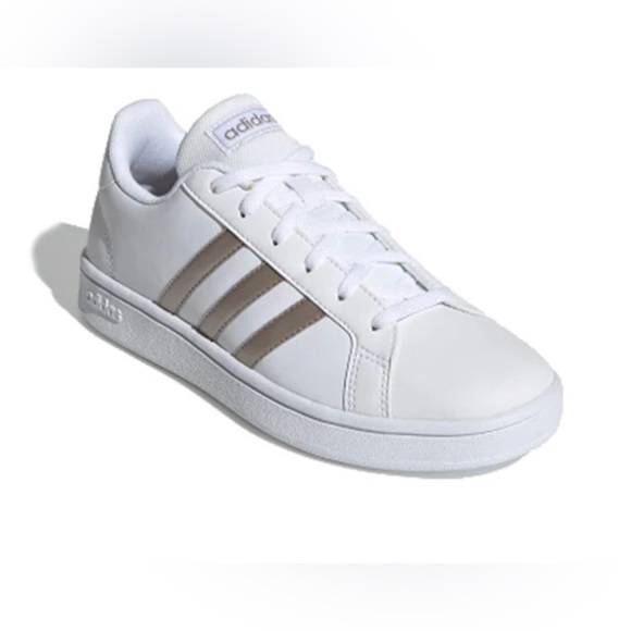 adidas Shoes - Adidas neo Grand Court Base 'White Platinum Metallic' - Size 6 - Great condition